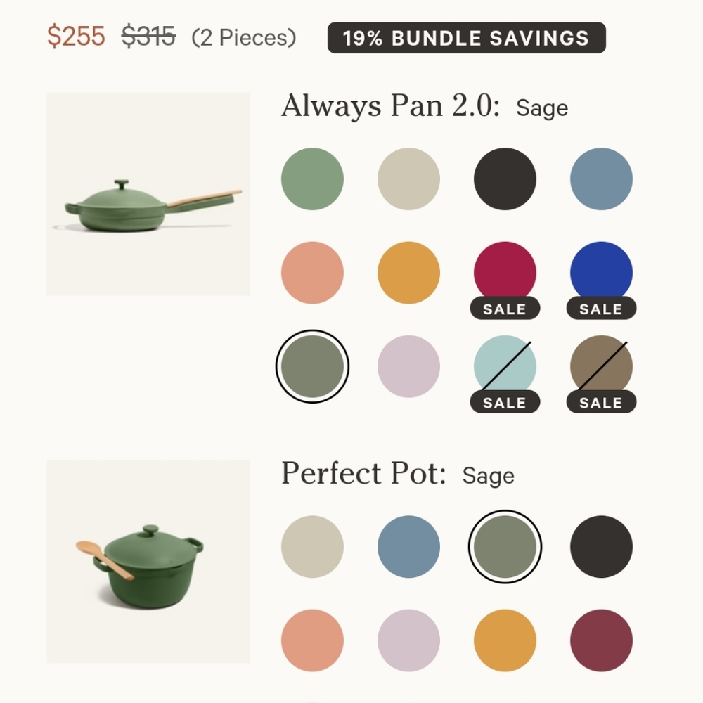 Our Place Perfect Pot and Always Pan 2.0